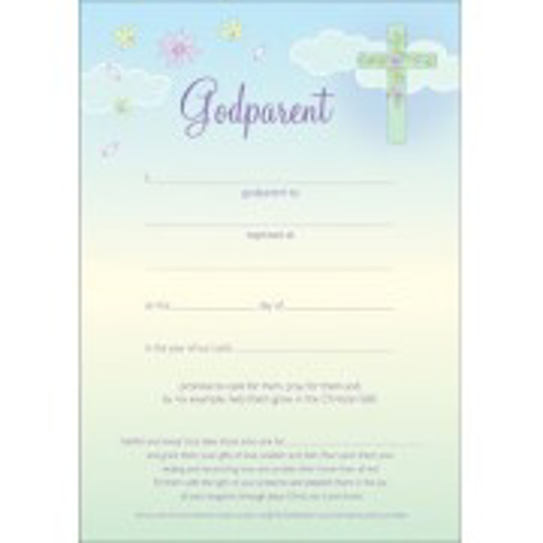 Picture of Km Godparent Certificate 1131031