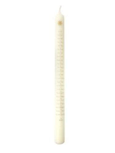 Picture of Advent Candle Names/star Ivory 30cm