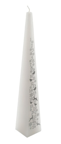 Picture of Advent Candle Pyramid 13'' White
