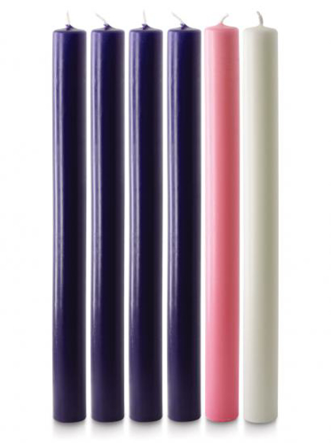 Picture of Advent Candle Set 12x1 O/d Ppw Ea6pw