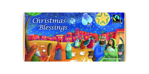 Picture of Christmas Blessings Chocolate Bar