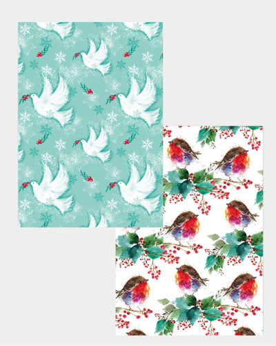Picture of Gift Wrap Robin and Dove Leprosy Mission