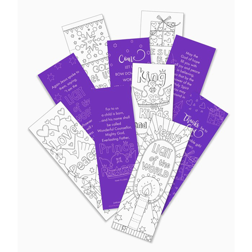 Picture of Christmas Colouring Bookmarks