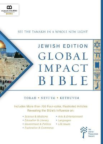 Picture of Global Impact Bible, Jps Tanakh Jewish Edition: See The Bible In A Whole New Light