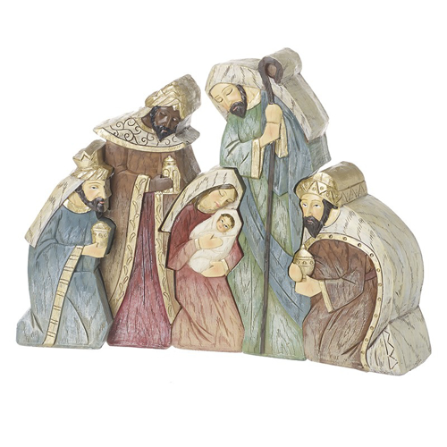 Picture of 5 Piece Nativity Resin