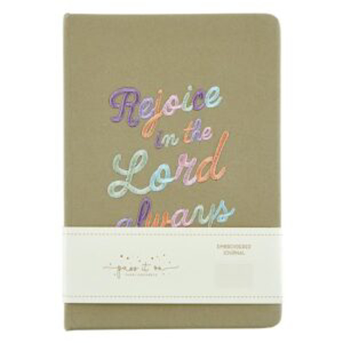 Picture of Rejoice Embroidered Journal