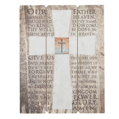 Picture of Our Father Pallet Sign