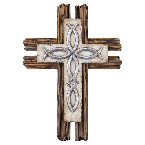 Picture of Rustic Ichthys Wall Cross