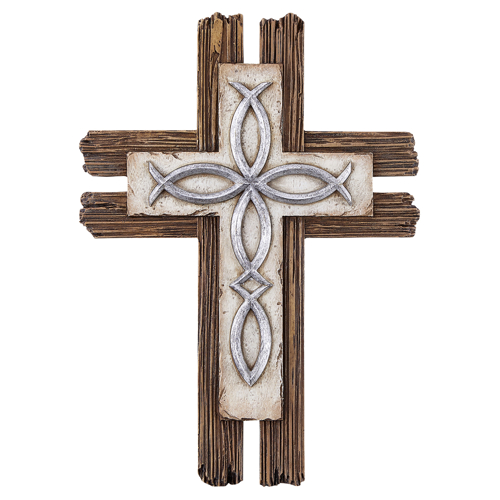 Picture of Rustic Ichthys Wall Cross