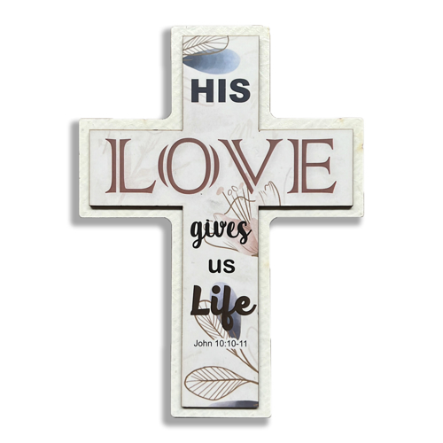 Picture of His Love Cross Plaque