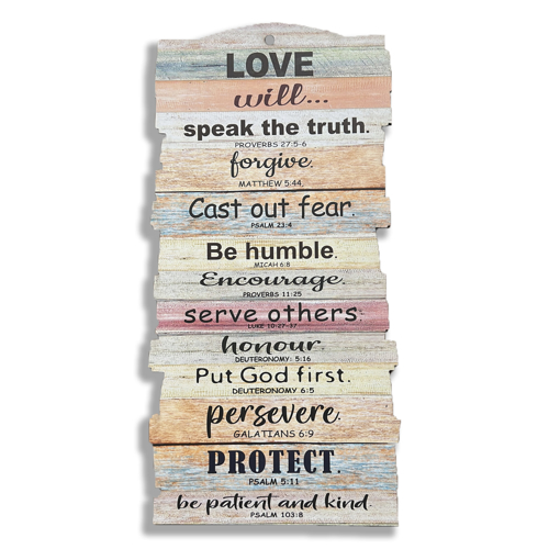 Picture of Love Will ... Plaque