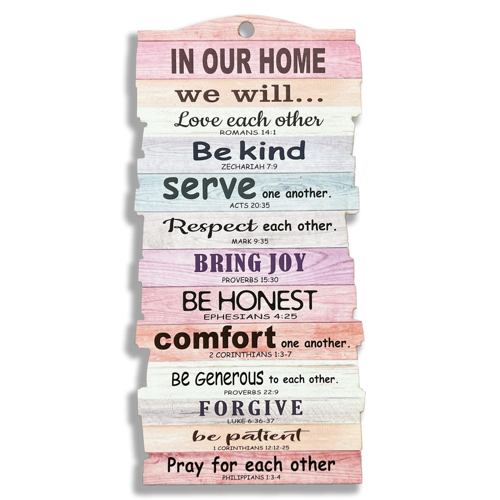 Picture of In Our Home Plaque