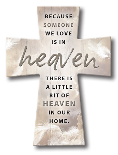 Picture of Cbc Resin Standing Cross Heaven 4in 12925