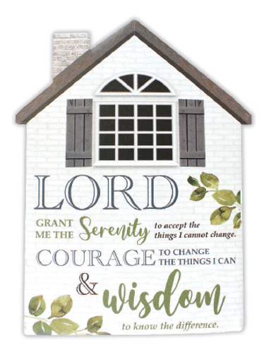 Picture of Cbc Serenity Porcelin House Plaque 38250