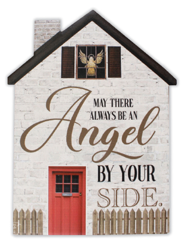 Picture of Cbc Angel House Plaque Porcelin 38240