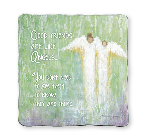 Picture of Cbc Good Friends Artmetal Plaque 46366
