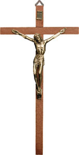 Picture of Cbc 6in Brass Crucifix 10341