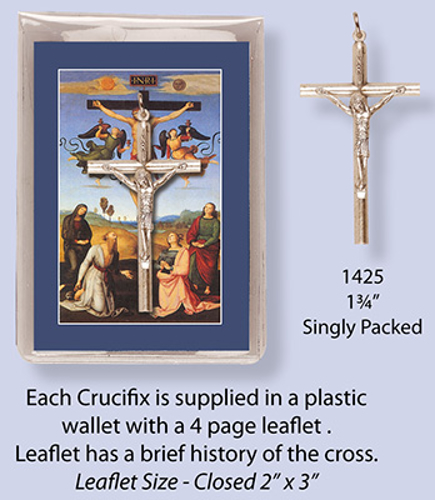 Picture of Cbc Metal Crucifix Necklace 2in 1425