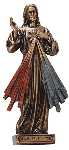 Picture of Cbc Divine Mercy Resin Statue 3.5in 52668