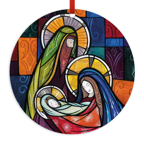 Picture of Ceramic Christmas Decoration Holy Family