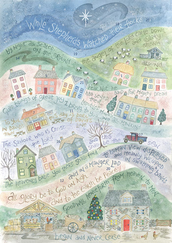 Picture of Hannah Dunnett Advent Calendar While Shepherds Watched