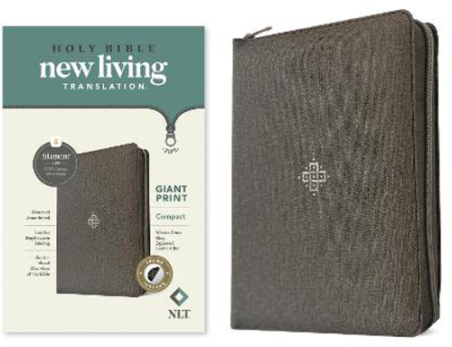 Picture of Nlt Compact Giant Print Zipper Bible, Filament Edition