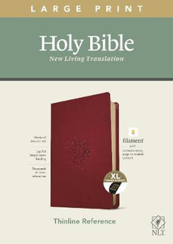 Picture of Nlt Large Print Thinline Reference Bible, Filament Edition