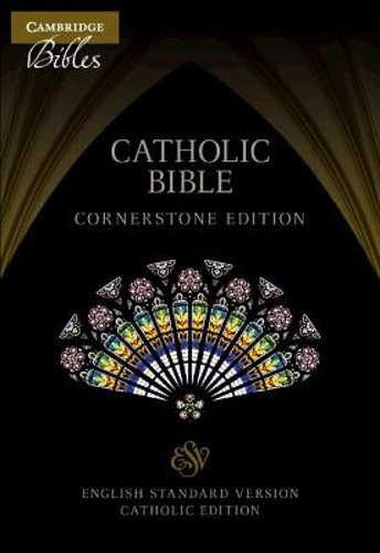 Picture of Esv-ce Catholic Bible, Cornerstone Edition, Black Cowhide Leather, Esc668:t