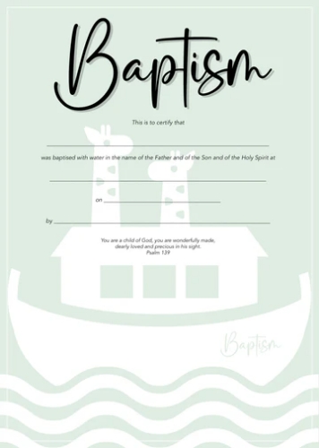 Picture of Km Baptism Cert 1131060