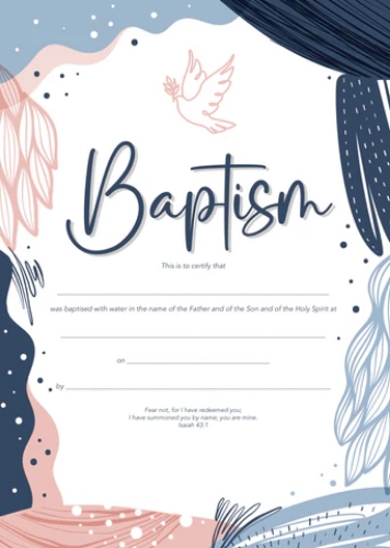 Picture of Km Baptism Cert 1131056
