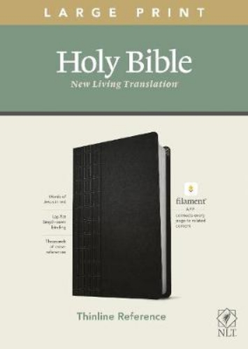 Picture of Nlt Large Print Thinline Reference Bible, Filament Edition