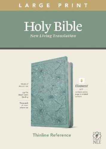 Picture of Nlt Large Print Thinline Reference Bible, Filament Edition