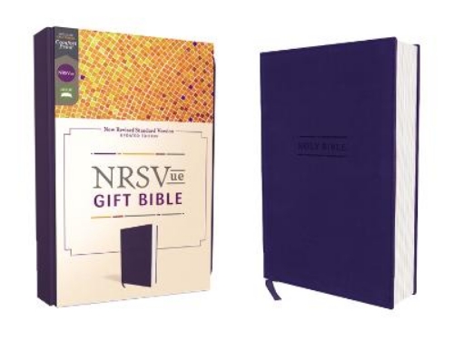 Picture of Nrsvue, Gift Bible, Leathersoft, Blue, Comfort Print