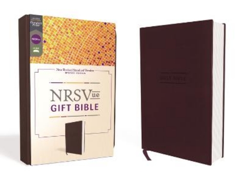Picture of Nrsvue, Gift Bible, Leathersoft, Burgundy, Comfort Print