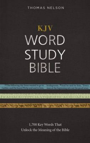 Picture of Kjv, Word Study Bible, Hardcover, Red Letter: 1,700 Key Words That Unlock The Meaning Of The Bible