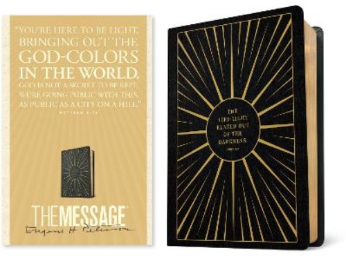 Picture of The Message Anniversary Edition (Leather-Look, Life-Light Black)