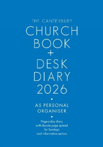 Picture of The Canterbury Church Book And Desk Diary 2026 A5 Personal Organiser Edition