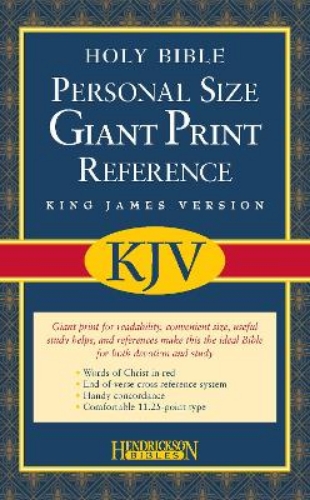 Picture of Personal Size Giant Print Reference Bible-KJV