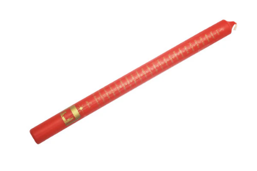 Picture of Advent Candle Red Names/Nativity