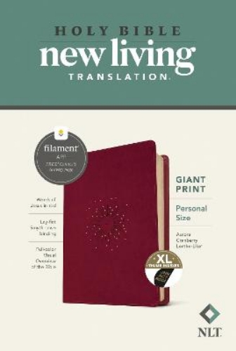 Picture of Nlt Personal Size Giant Print Bible, Filament Edition