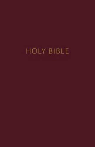 Picture of Nkjv, Pew Bible, Hardcover, Burgundy, Red Letter, Comfort Print: Holy Bible, New King James Version