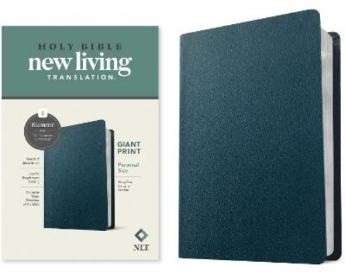 Picture of Nlt Personal Size Giant Print Bible, Filament Edition